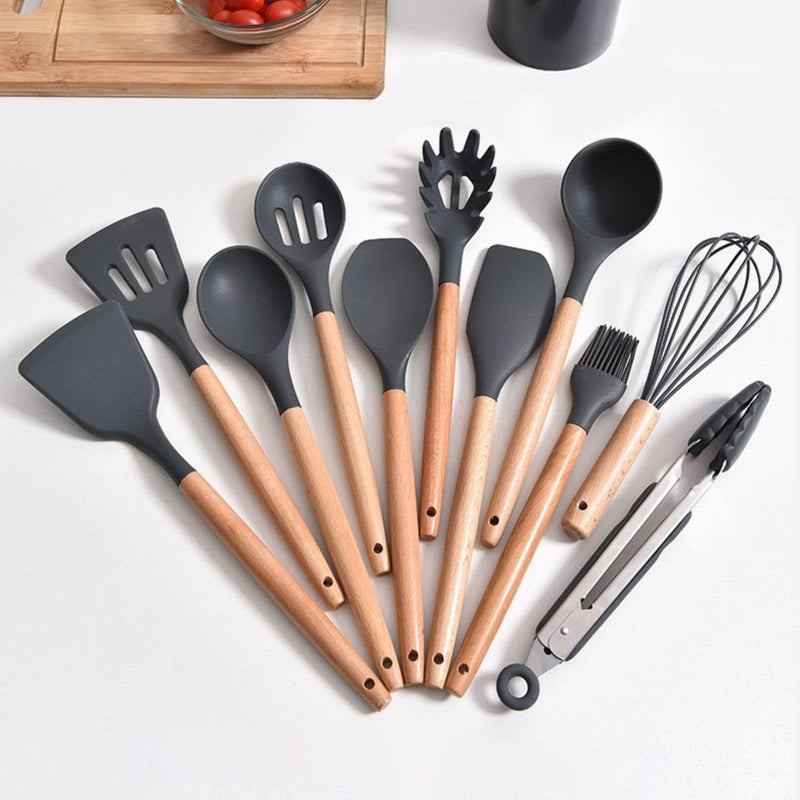 KIT COZINHA SILICONE 12 PEÇAS